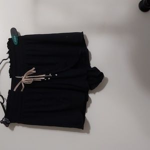 Free people movement black shorts